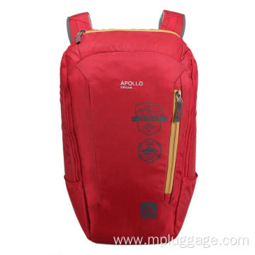 Red Travel Bag Backpack Hiking Gear School Bag